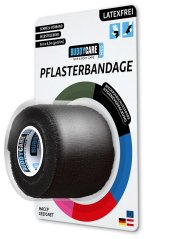 Náplast BUDDYCARE 5cm x 4,5m černá 1 ks