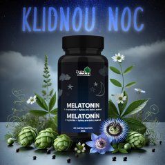 Melatonin + L-tryptophan + byliny 60 tob