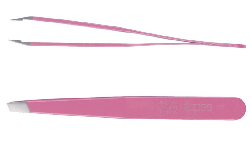 Pinzeta  šikmá ,lakovaná