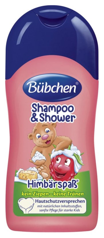 Bübchen Kids Šampon a sprchový gel MALINA 50 ml