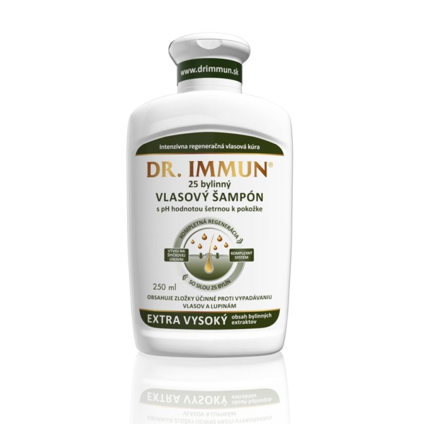 DR.IMMUN Bylinný šampon na vlasy s 25 bylinami