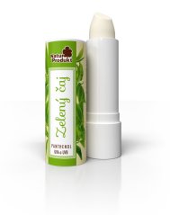 Bylinný Panthenol balzám na rty Zelený čaj Naturprodukt 4 g