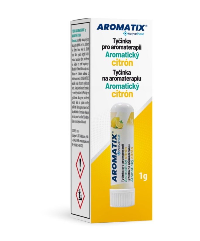 Aromatix nosní inhalátor, aromatický citron 1 ks