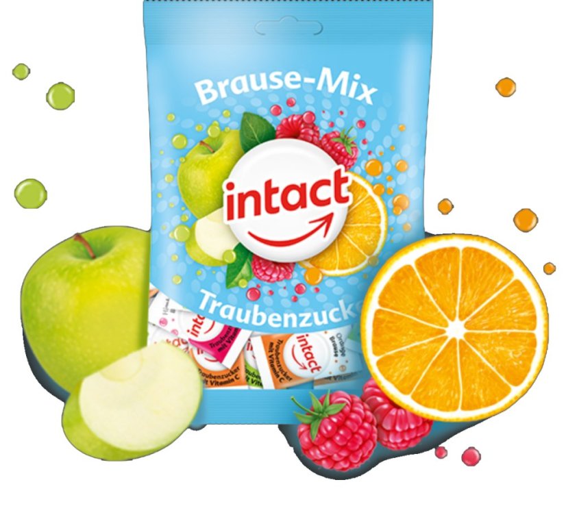 Šumivé pastilky BRAUSE-MIX s vit. C 75 g