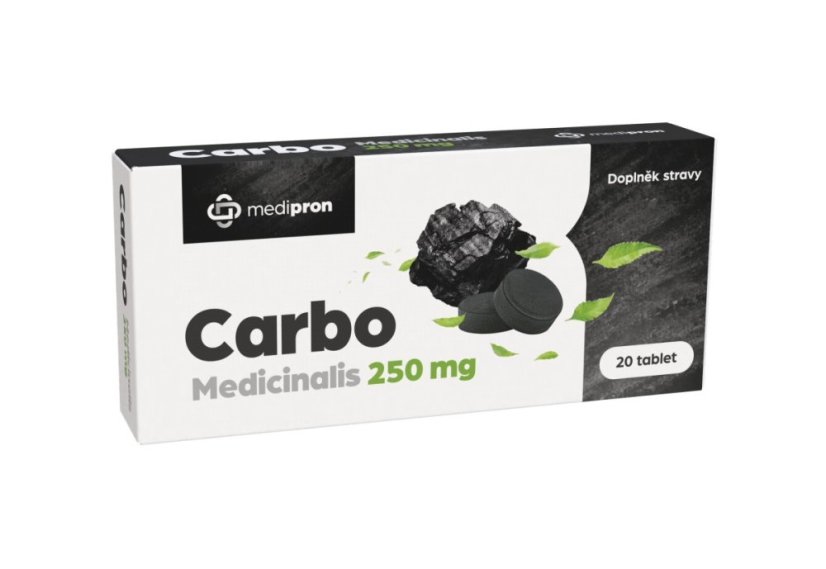 MEDIPRON Carbo Medicinalis 20 tbl