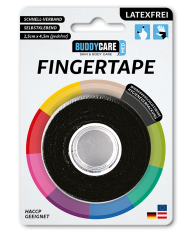 Náplast na prsty BUDDYCARE 2,5cm x 4,5m černá 1 ks