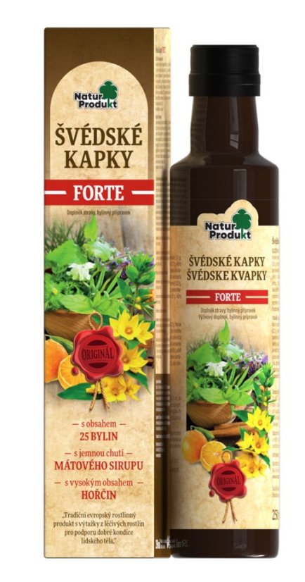 Švédské kapky Forte 250ml Naturprodukt