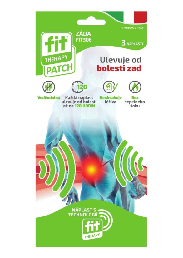 Náplast FIT – Záda 3 ks