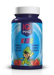IQ Mag KIDS mořský hořčík pro děti s jahodovou příchutí 90 cps