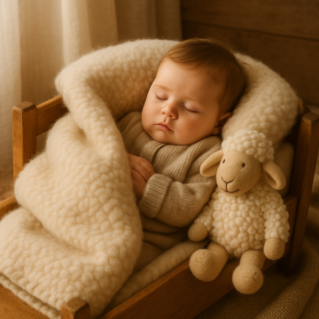 Dětské vlněné zimní fusaky