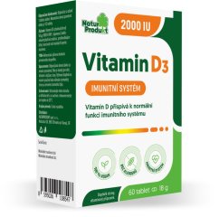Naturprodukt Vitamin D3 2.000 IU 60 tbl