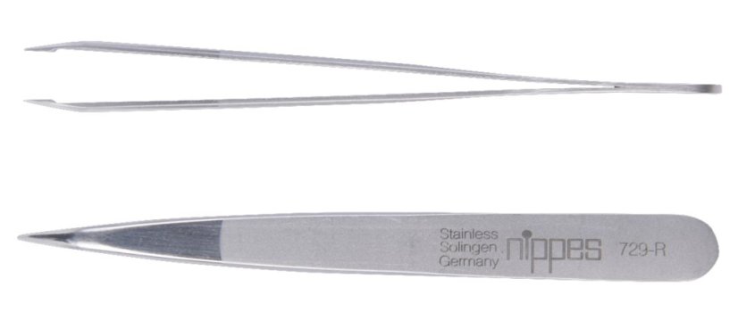 Pinzeta kosm.špičtá,matná,nerez 9,5 cm NIPPES