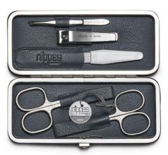 Manikura Solingen Vintage– luxusní 5 dílná manikúra v šedém pouzdře