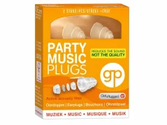 Get Plugged Party Music Plugs špunty do uší na koncerty 2 ks s pouzdrem