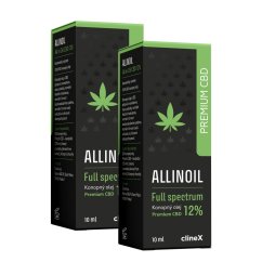 2 x ALL IN OIL 12% FULL SPECTRUM PREMIUM CBD