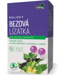 Naturprodukt Rolízky lízátka z černého bezu 4 ks – bylinná podpora imunity s vitaminem C a zinkem
