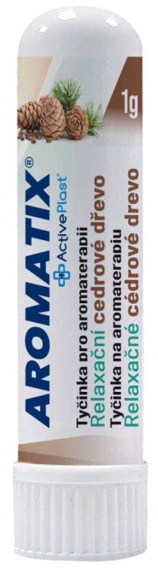 Aromatix nosní inhalátor, relaxační cedr 1 ks