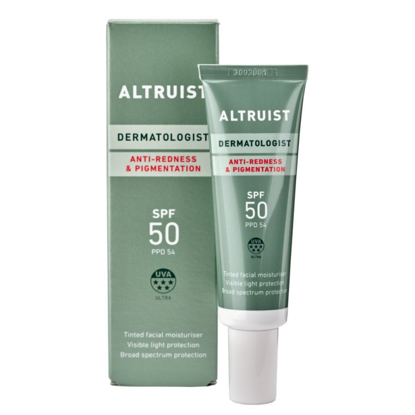 Altruist Anti-Redness & Pigmentation SPF 50  Ochranný krém redukující zarudnutí 30 ml
