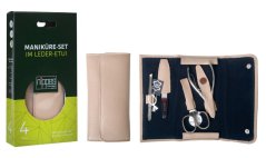 Manikúra sada v pouzdru 4 dílná béžová Nippes Solingen