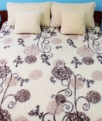 Vlněná deka Merino – Mystic (bez lemu) - světlá