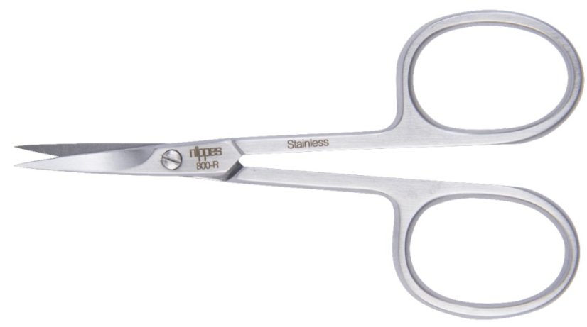 Solingen Nůžky na kůži zahnuté nerez 9 cm 1 ks