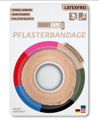 Náplast BUDDYCARE 5cm x 4,5m pleťová 1 ks