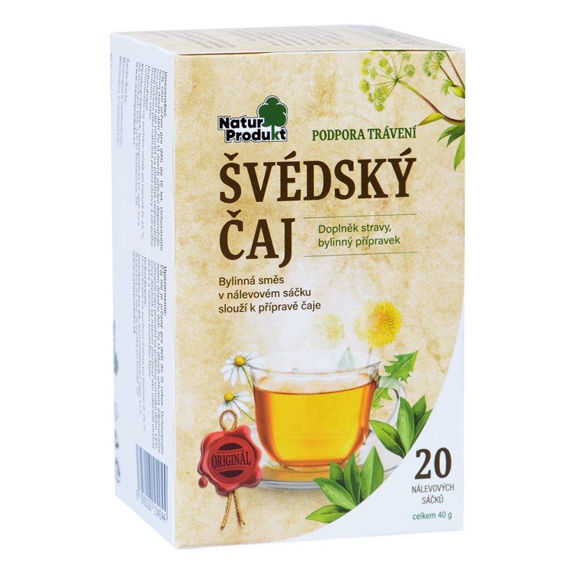 Naturprodukt Švédský čaj 20 sáčků Naturprodukt Švédský čaj 20 sáčků