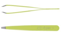 Pinzeta lomená, lakovaná, zelená nerez 9,50 cm NIPPES