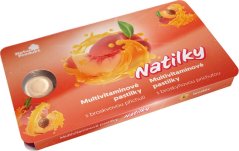 Natilky multivitaminové pastilky broskev