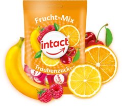 Intact sáček hroznový cukr OVOCNÝ MIX 75 g