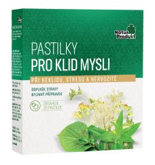Naturprodukt Bylinné pastilky pro klid mysli 20 past