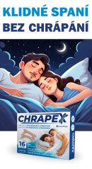 CHRAPEX náplasti proti chrápání 16 ks