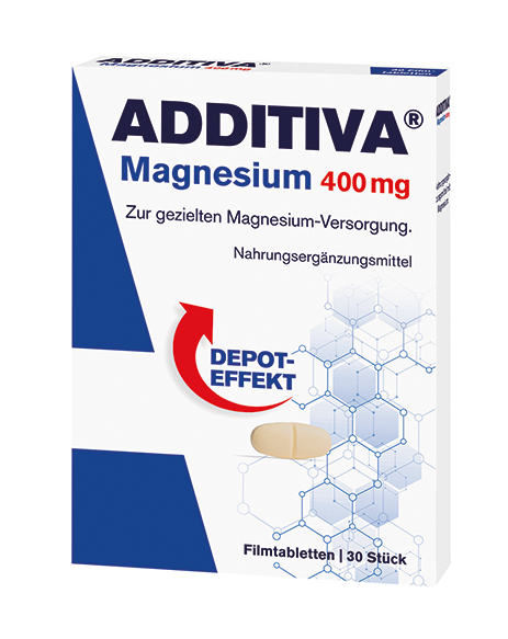 Magnesium 400 Mg, tablety 30 tbl Additiva Magnesium 400 Mg, tablety 30 tbl Additiva