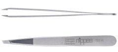 Pinzeta kosm. zkosená, matná, nerez 9,5 cm NIPPES Solingen