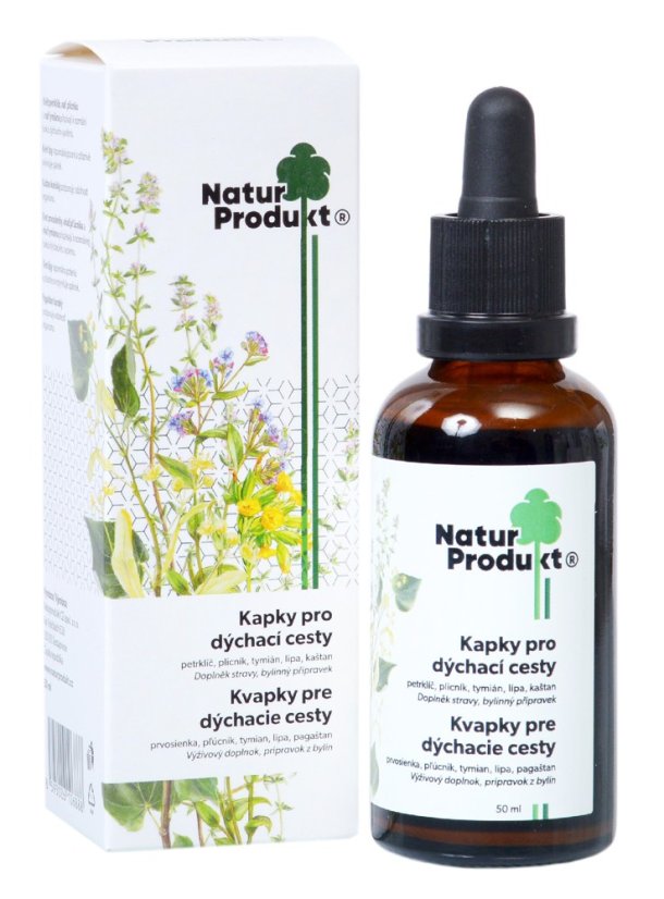 Kapky pro dýchací cesty od 3 let - 50ml