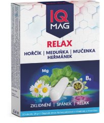 IQ Mag Relax Hořčík s meduňkou. mučenkou a heřmánkem