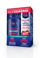 IQ Mag 1+1 SPORT organický hořčík bisglycinát + B6 1 sada