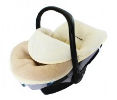 Fusak na autosedačku – Merino + velbloudí vlna