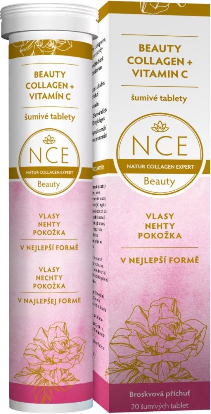 Beauty Collagen + vitamin C šumivé tablety 20 tbl