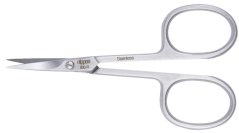 Nůžky na kůži zahnuté nerez 9 cm Solingen 1 ks