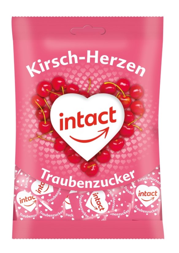 Hroznový cukr Třešňová srdíčka