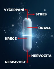 IQ Mag ORGANIC Magnesium + B6 (organický horčík) 90 kapslí