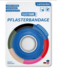 Náplast BUDDYCARE 5cmx4,5m modrá 1 ks