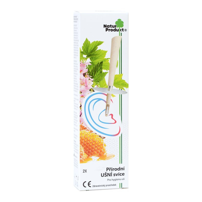 Naturprodukt přírodní ušní svíce 2 ks
