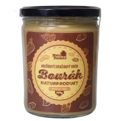 Arašídový krém Bourák  400g Naturprodukt