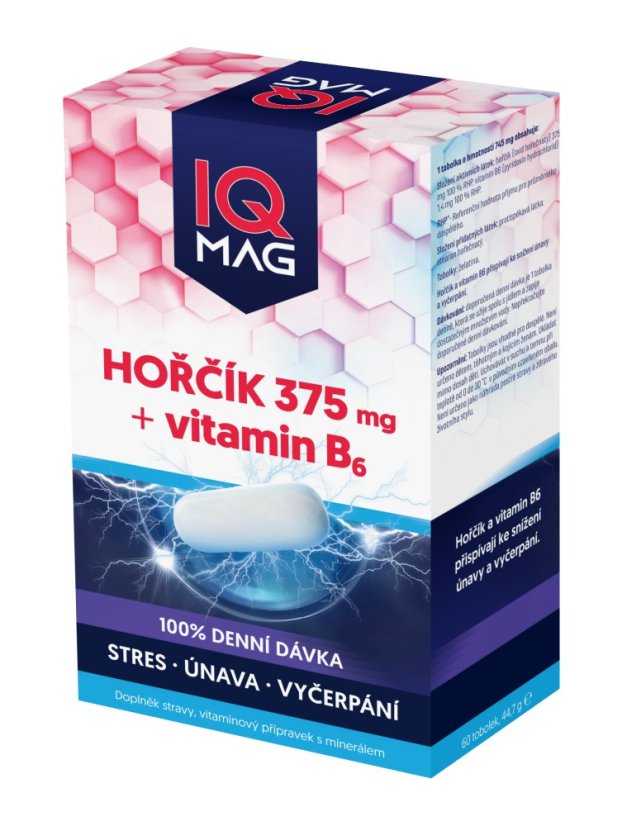 IQ Mag hořčík s vitamínem B6