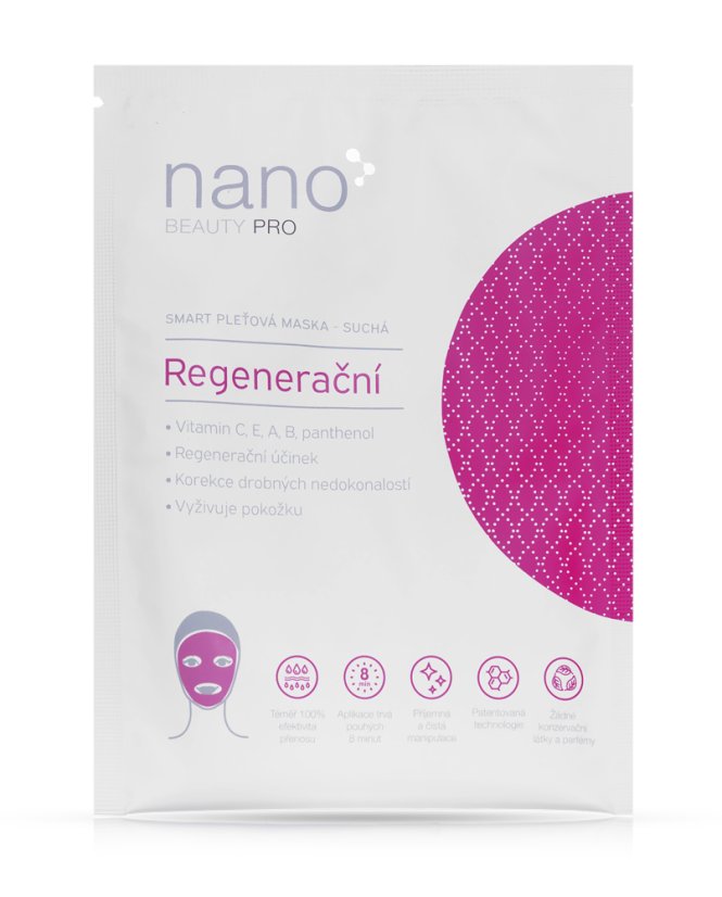 Nanobeauty regenerační pleťová nanomaska 1 ks