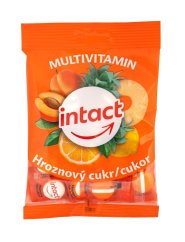 Intact hroznový cukr MULTIVITAMIN pastilky 75 g