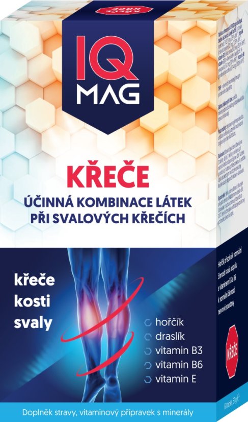 IQ mag křeče - účinná kombinace látek při svalových křečích