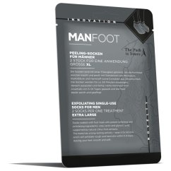 Extra velké exfoliační ponožky pro muže ke zvláčnění pokožky chodidel